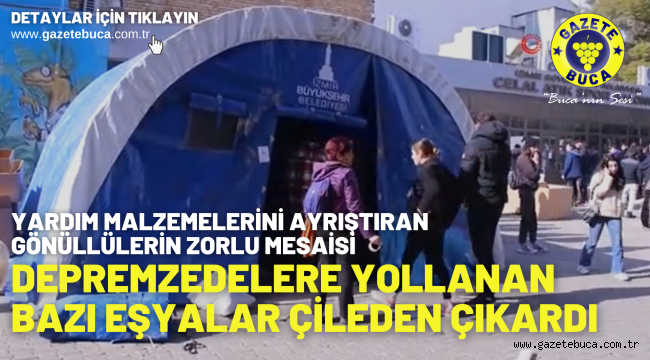 Depremzedelere yollanan bazı eşyalar çileden çıkardı