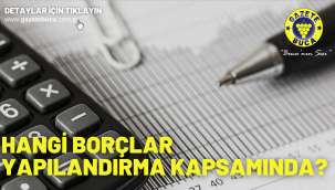 Hangi borçlar yapılandırma kapsamında?