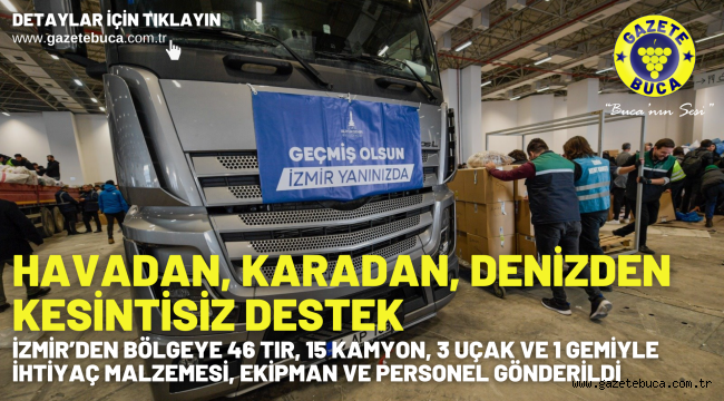 Havadan, karadan, denizden kesintisiz destek