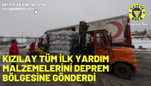 Kızılay tüm ilk yardım malzemelerini deprem bölgesine gönderdi