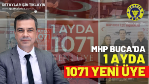 MHP BUCA'DA 1 AYDA 1071 YENİ ÜYE
