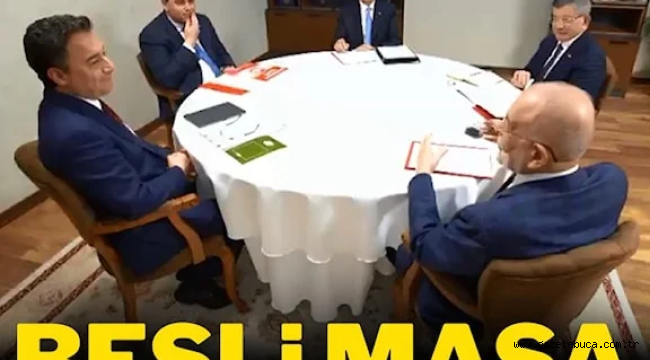 5'li masanın ortak adayı yarın kamuoyu ile paylaşılacak