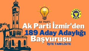 Ak Parti İzmir'den 189 aday adaylığı başvurusu