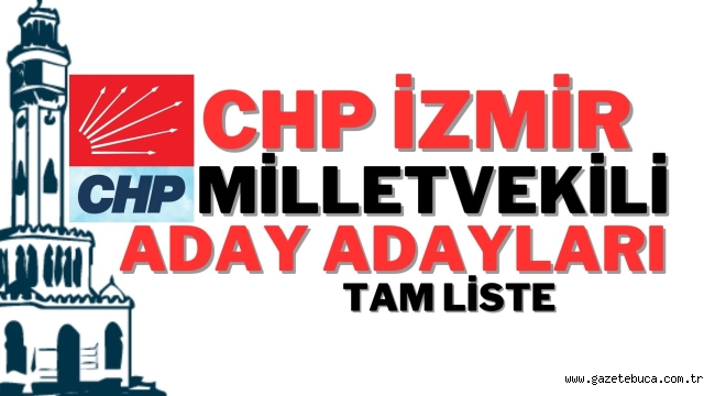 CHP İzmir'den milletvekili aday adayı olmak isteyen 210 kişilik tam liste.