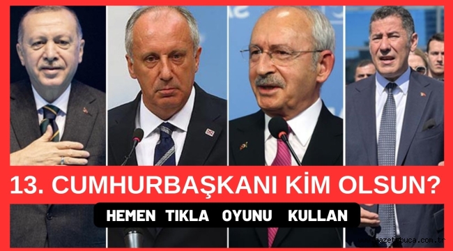 13.CUMHURBAŞKANI KİM OLSUN? Hemen Tıkla Oyunu Kullan