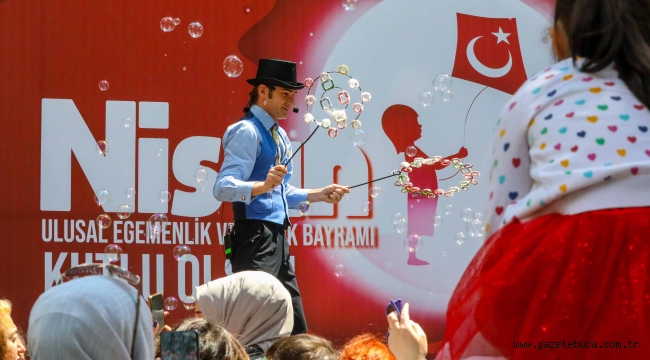 Buca Belediyesi Çocuk Şenliği'ne yoğun ilgi