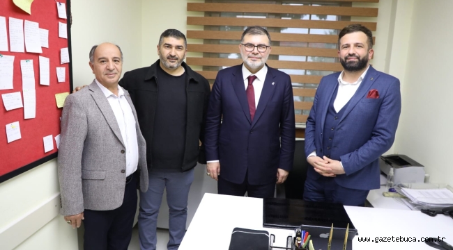 SAYGILI İLK İLÇE ZİYARETİNİ KALFAOĞLU'NA YAPTI