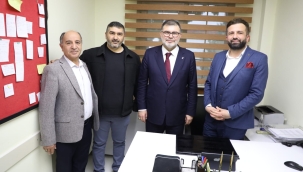 SAYGILI İLK İLÇE ZİYARETİNİ KALFAOĞLU'NA YAPTI