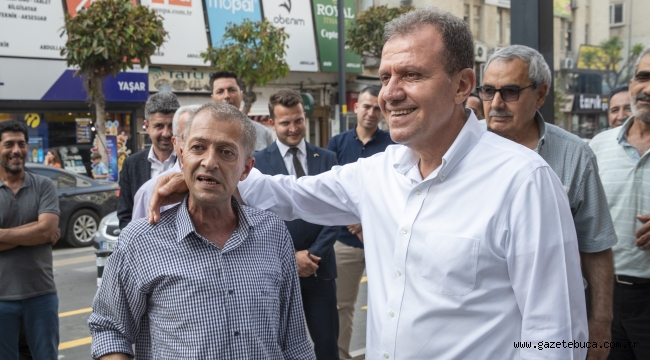 BAŞKAN SEÇER, İSTİKLAL CADDESİ ESNAFINI ZİYARET ETTİ 