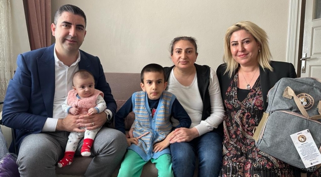 Başkan Yüksel'den Minik Kartallılara Hoş Geldin Bebek Ziyareti