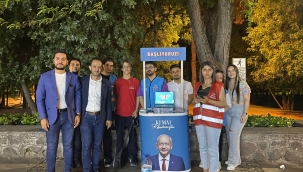 CHP BUCA GENÇLİK GECE GÜNDÜZ SAHADA