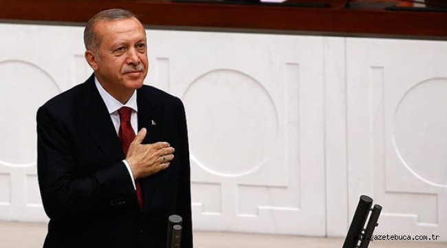 Cumhurbaşkanı Recep Tayyip Erdoğan Meclis'te