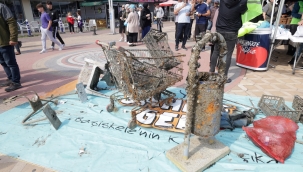 İzmit Körfezinden 5 ton hayalet ağ çıkarıldı