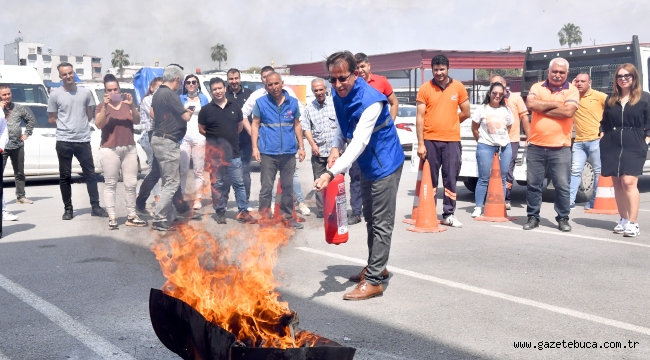 "YANGIN VE KURTARMA TATBİKATI"