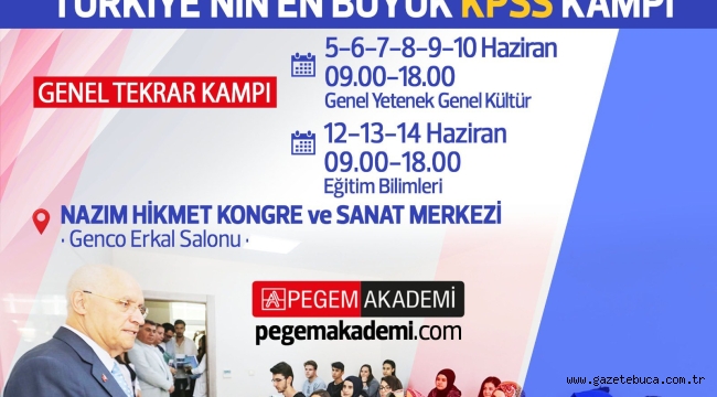 Yenimahalle'den memur adaylarına "Genel Tekrar Kampı"