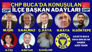 CHP BUCADA KONUŞULAN İLÇE BAŞKAN ADAYLARI