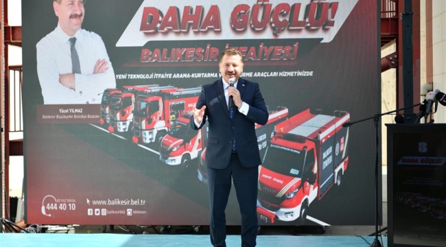 İtfaiye teşkilatına 42 milyon liralık yeni envanter desteği