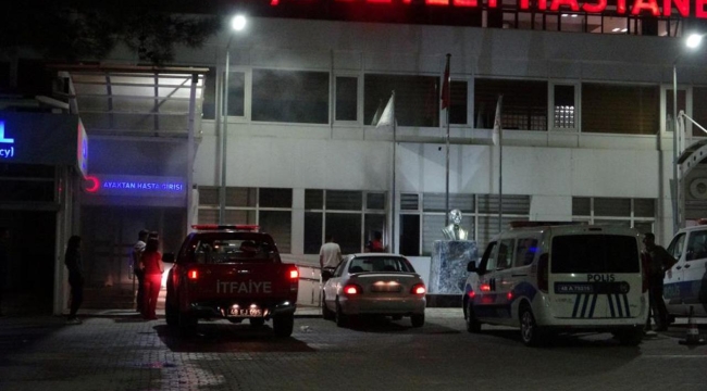 Muğla'da hastanede yangın