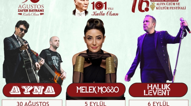 Saruhanlı Belediyesi Dev Festivale Hazırlanıyor