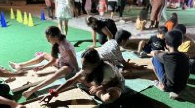 Afetin izleri oyunla silindi