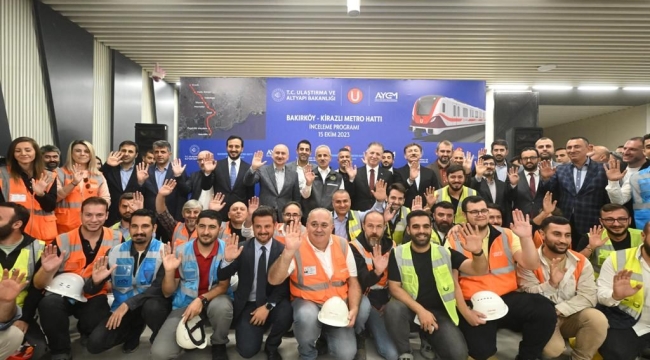 BAKIRKÖY- KİRAZLI METRO HATTI'NDA SONA DOĞRU…