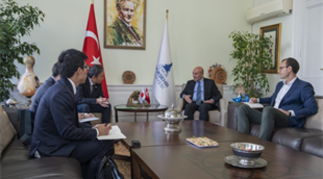 Başkan Soyer ve Büyükelçi Katsumata'dan güç birliği mesajı