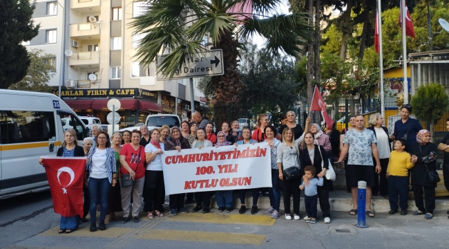 YİĞİTLER MAHALLESİNDE CUMHURİYET SEVGİSİ YİĞİTCE OLDU