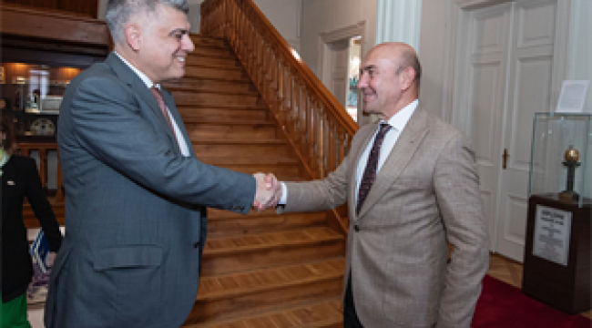 Yunanistan'ın İzmir Başkonsolosu Alexandros Kostas, Başkan Soyer'i ziyaret etti