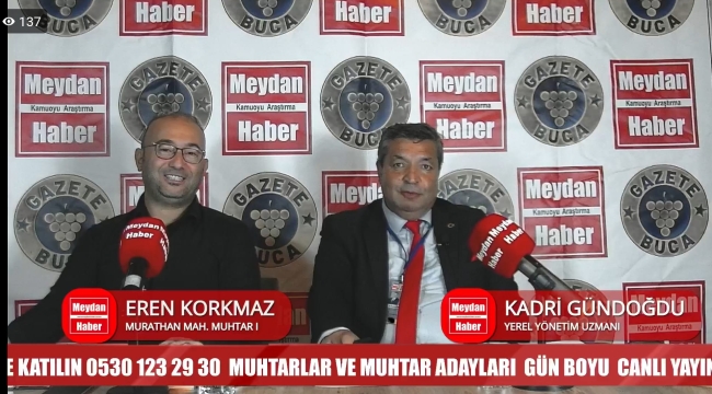 EREN KORKMAZ MURATHAN MAHALLESİ MUHTARI