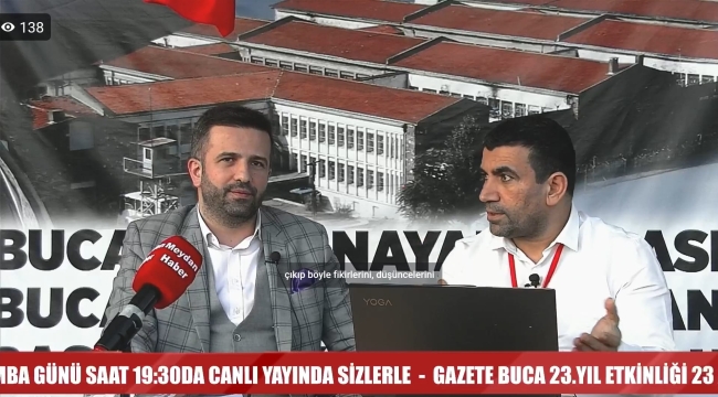 İZMİR'İN İLK SEÇİM BÜROSUNU AÇAN AK PARTİ BUCA BELEDİYESİ BAŞKAN ADAY ADAYI AV. HAKAN KALFAOĞLU GAZETE BUCA'YA KONUŞTU...