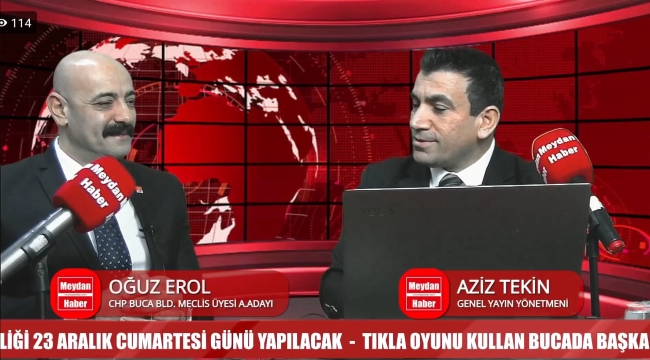 OĞUZ EROL BUCA BELEDİYESİ CHP MECLİS ÜYESİ ADAY ADAYI