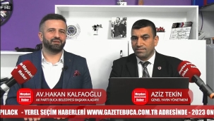 AV. HAKAN KALFAOĞLU AK PARTİ BUCA BELEDİYESİ BAŞKAN ADAY ADAYI