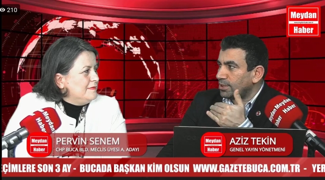  CHP BUCA BELEDİYESİ MECLİS ÜYESİ ADAY ADAYI PERVİN SENEM, GAZETE BUCA'YA KONUK OLDU