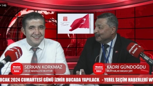 DİCLE MAHALLESİ MUHTARI SERKAN KORKMAZ, GAZETE BUCA'YA KONUK OLDU!