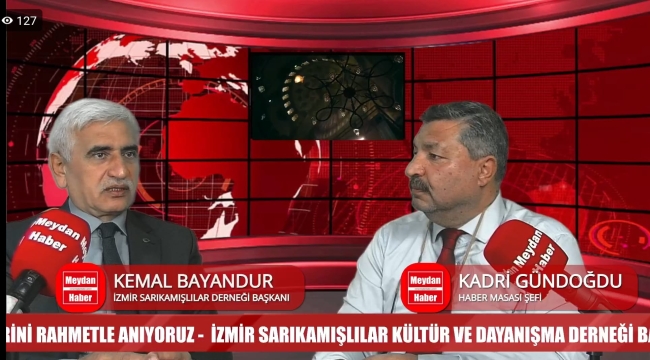 İZMİR SARIKAMIŞLILAR KÜLTÜR VE DAYANIŞMA DERNEĞİ BAŞKANI KEMAL BAYANDUR, GAZETE BUCA' YAYIN KONUĞU OLDU