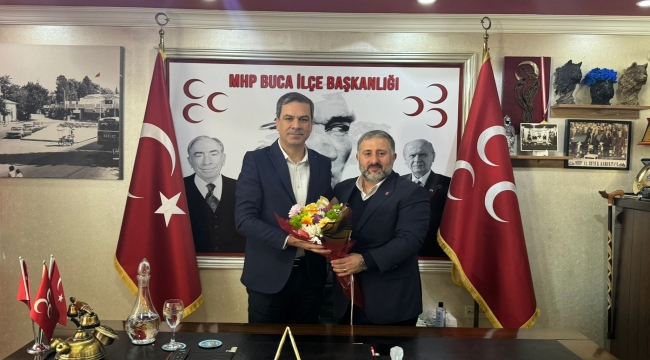 CHP Buca ilçe başkanı Çağdaş Kaya tüm siyasi partileri ziyarette bulundu!