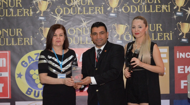 EFODER DERNEĞİ ÖDÜLÜNÜ ALDI