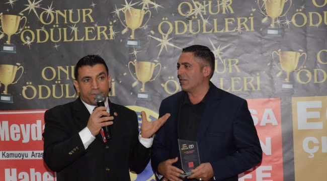 LEVENT ÇAYLAK ÖDÜLÜNÜ ALDI