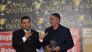 LEVENT ÇAYLAK ÖDÜLÜNÜ ALDI