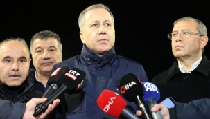 Bakan Yerlikaya: 827 personel arama-kurtarma çalışmaları için sahada
