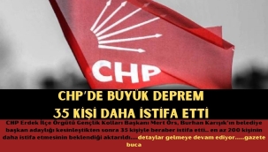 CHP'de istifa depremi...