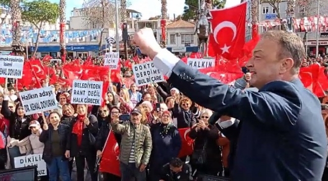 CHPLİ KEMAL DOYURAN DİKİLİDEN BAĞIMSIZ ADAY OLDU