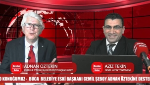 Cumhur İttifakı Buca Belediye Başkan Adayı Adnan Öztekin Gazete Buca'ya Konuştu.
