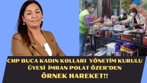 İMRAN POLAT ÖZER'DEN ÖRNEK OLACAK HAREKET