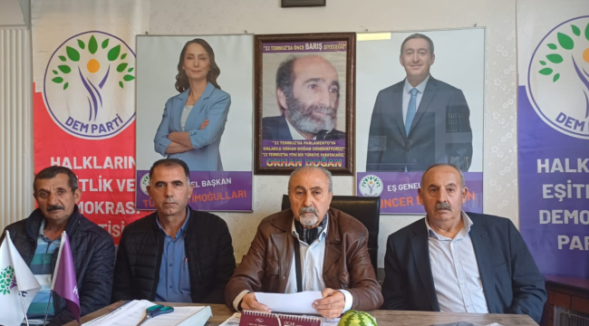 DEM PARTİ BUCA'DAN BASIN AÇIKLAMASI