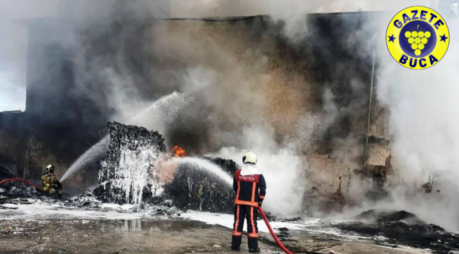 Ankara'da geri dönüşüm fabrikasında yangın
