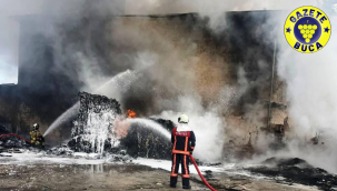 Ankara'da geri dönüşüm fabrikasında yangın