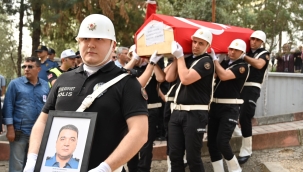 Şehit Başkomiser Üçgül ve Komiser Özer toprağa verildi
