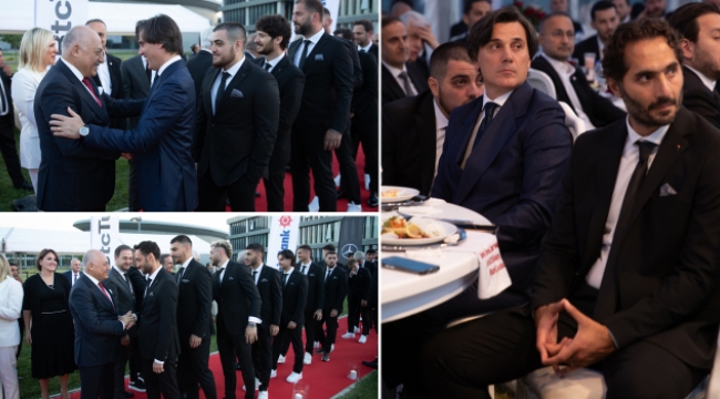 A Milli Futbol Takımı'na uğurlama yemeği