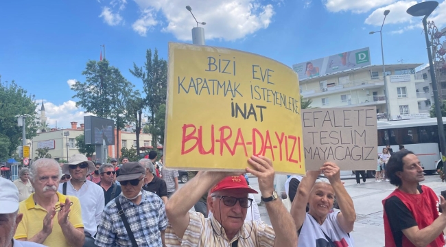 "Açlığa ve Sefalete Hayır" mitingi